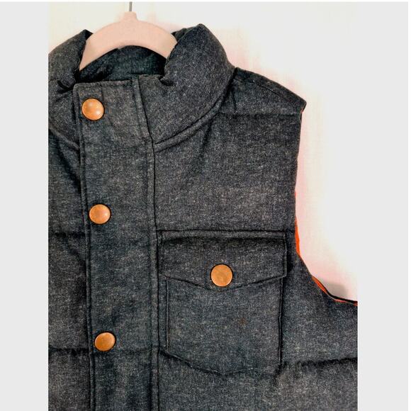 Puffer Vest Boys Hunter Green Size Small (6/7) - Picture 4 of 7